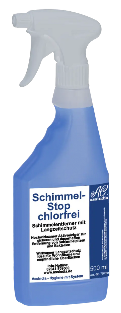 Schimmel-Stop Chlorfrei 500ml Sprayer - Assindia Direkt Onlineshop