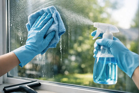 Glasreiniger ohne Streifen richtig nutzen