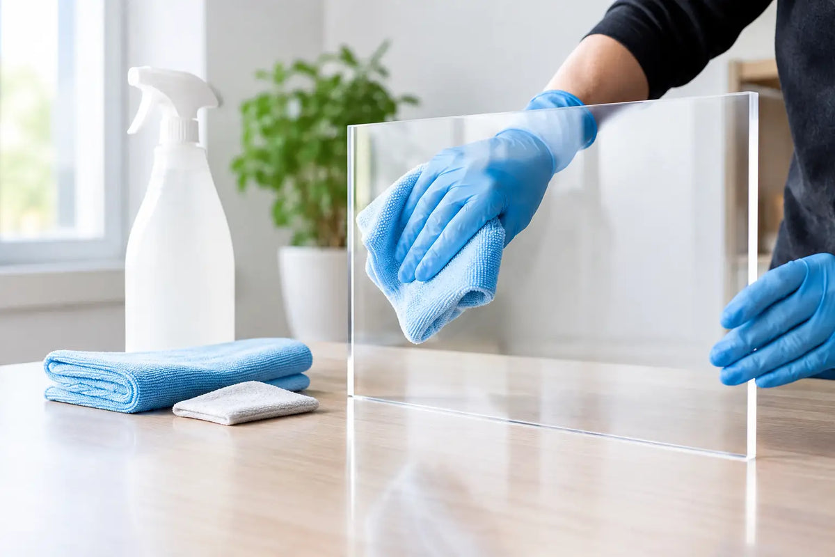Welcher Reiniger für Acrylglas? Sicher sauber