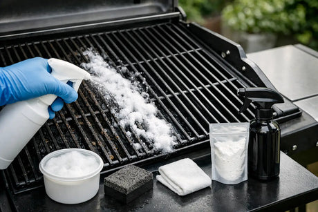 Grillrost schwarz reinigen ohne Schrubben