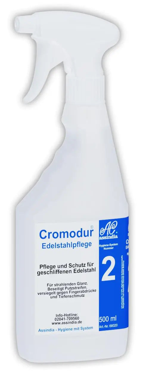 Cromodur Edelstahlpflege 500ml - Assindia Direkt Onlineshop