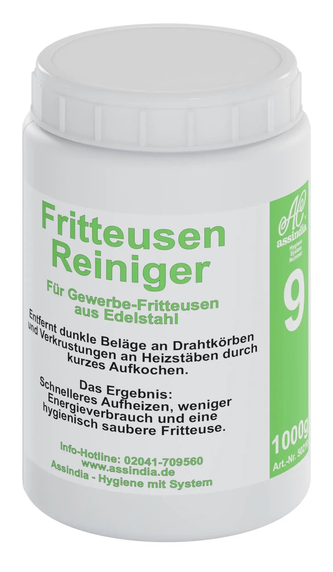 Friteusenreiniger Pulver 1kg - Assindia Direkt Onlineshop