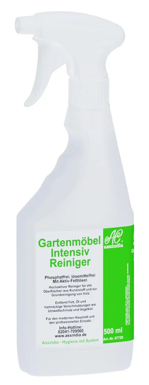 Gartenmöbel Intensiv Reiniger 500 ml - Assindia Direkt Onlineshop