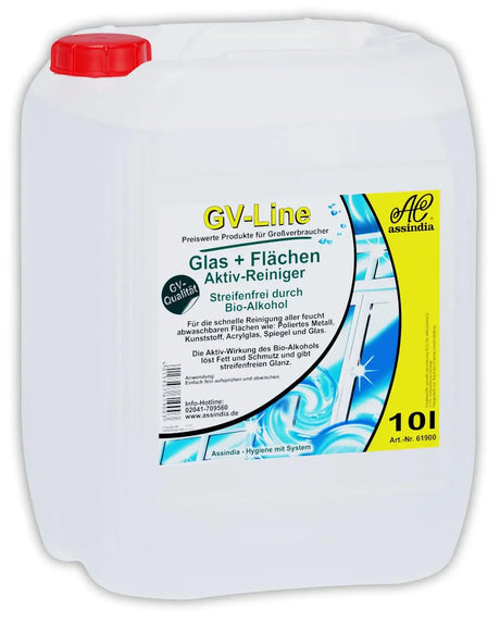 Glasreiniger GV 10 Liter - Assindia Direkt Onlineshop