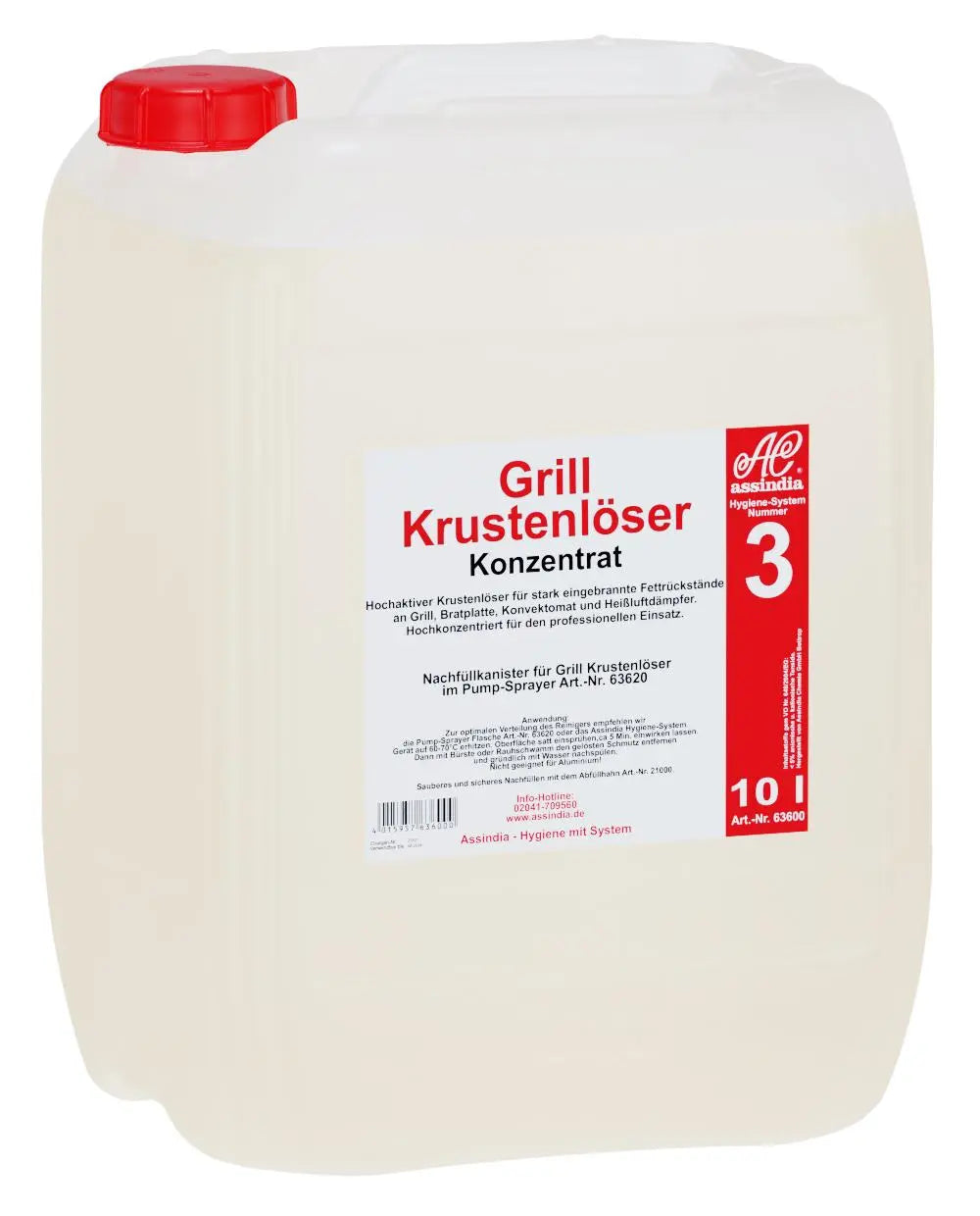 Grill Krustenlöser 10l Kanister (inkl. Gefahrgutzuschlag) - Assindia Direkt Onlineshop