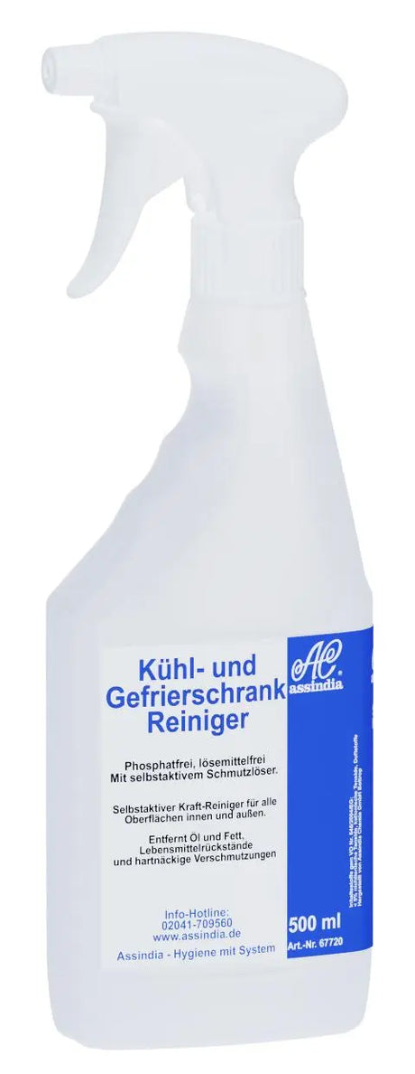 Kühl- und Gefrierschrank Reiniger 500 ml - Assindia Direkt Onlineshop