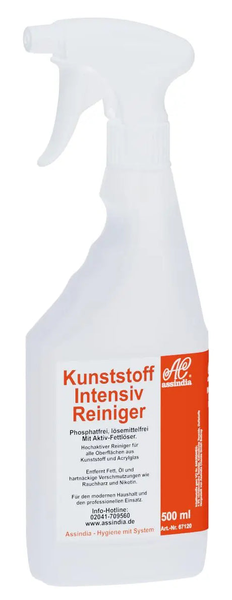 Kunststoff Intensiv Reiniger 500 ml - Assindia Direkt Onlineshop