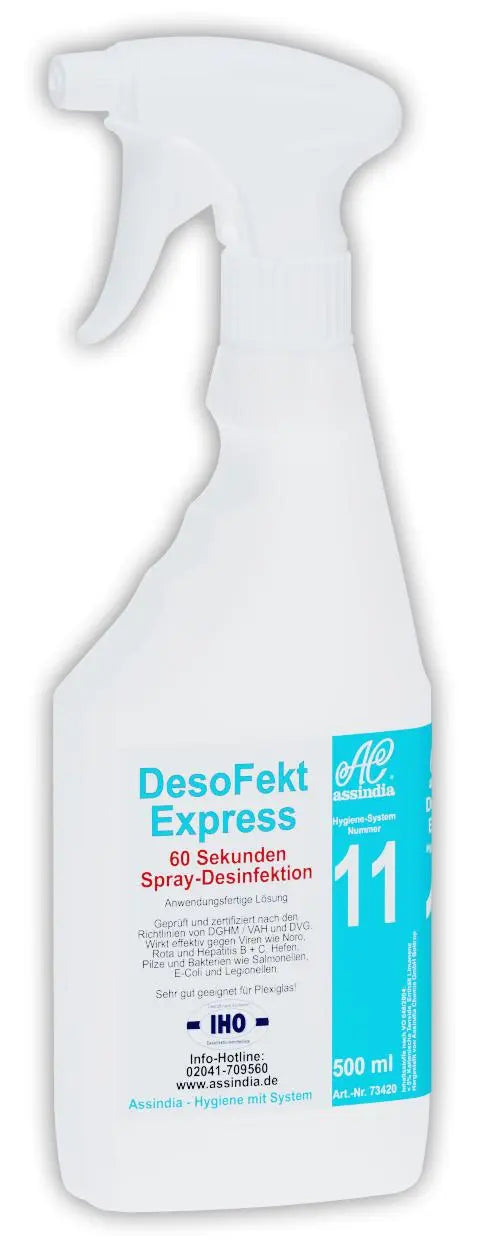 Pump-Sprayer-Flasche Leerflasche für DesoFekt Nr. 11 - Assindia Direkt Onlineshop