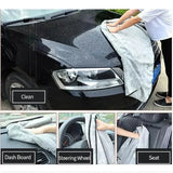 Mikrofaser-Handtuch, 75 x 35 cm, Autowaschlappen, automatische Reinigung, Tür, Fenster, Pflege, dick, starke Wasseraufnahme, Trockentuch für Auto-Detaillierung - Assindia Direkt Onlineshop