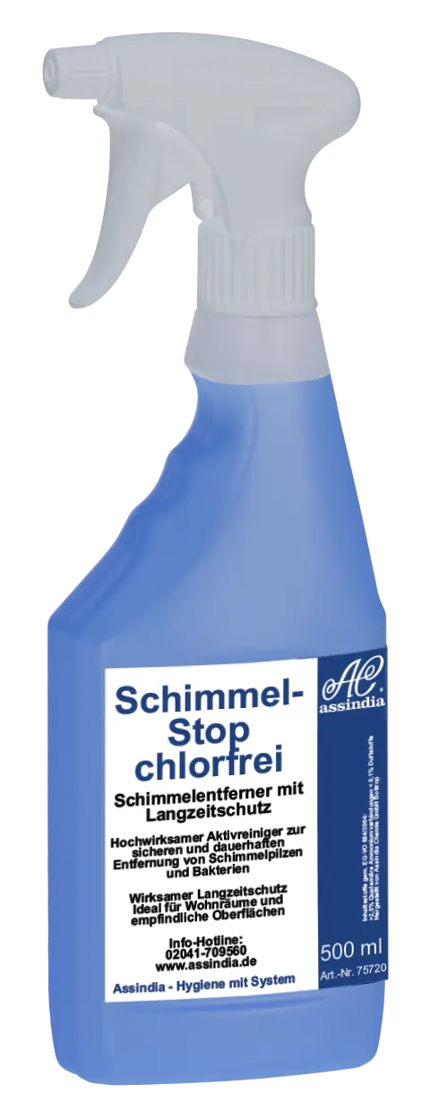 Schimmel-Stop Chlorfrei 500ml Sprayer - Assindia Direkt Onlineshop