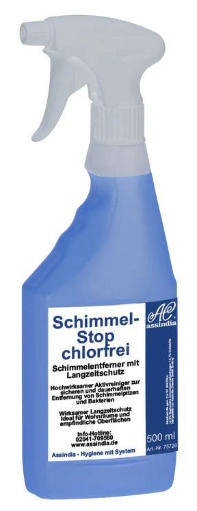 Schimmel-Stop Chlorfrei 500ml Sprayer - Assindia Direkt Onlineshop