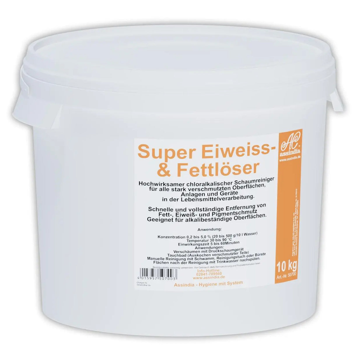 Super Eiweiss & Fettlöser 10kg Eimer (inkl. Gefahrgutzuschlag) - Assindia Direkt Onlineshop