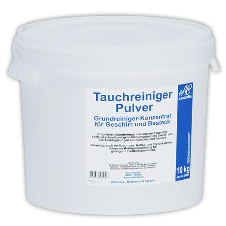 Geschirr- & Besteck-Tauchreiniger 10kg Eimer (inklusive Gefahrgutzuschlag) - Assindia Direkt Onlineshop