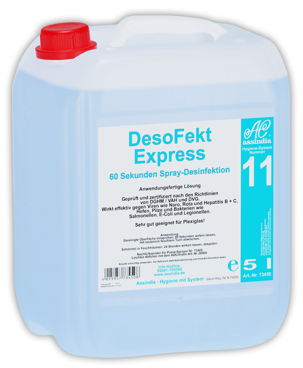DesoFekt Express Spray-Desinfektion 5l Kanister